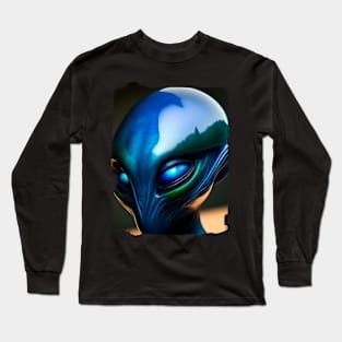 Ufo sighting from a military fighter plane Long Sleeve T-Shirt